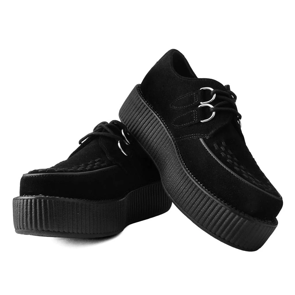 Viva High Creeper Black Suede - Image 3