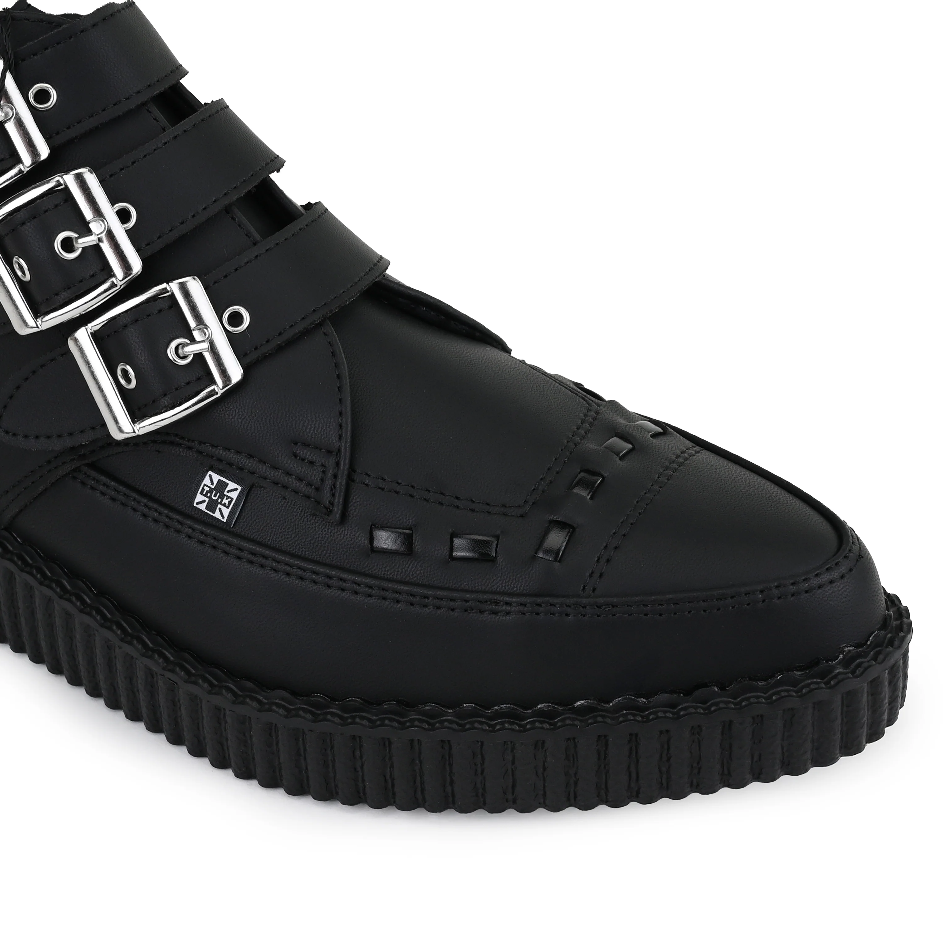 Pointed Creeper 3-Buckle Boot Black TUKskin™ - Image 5
