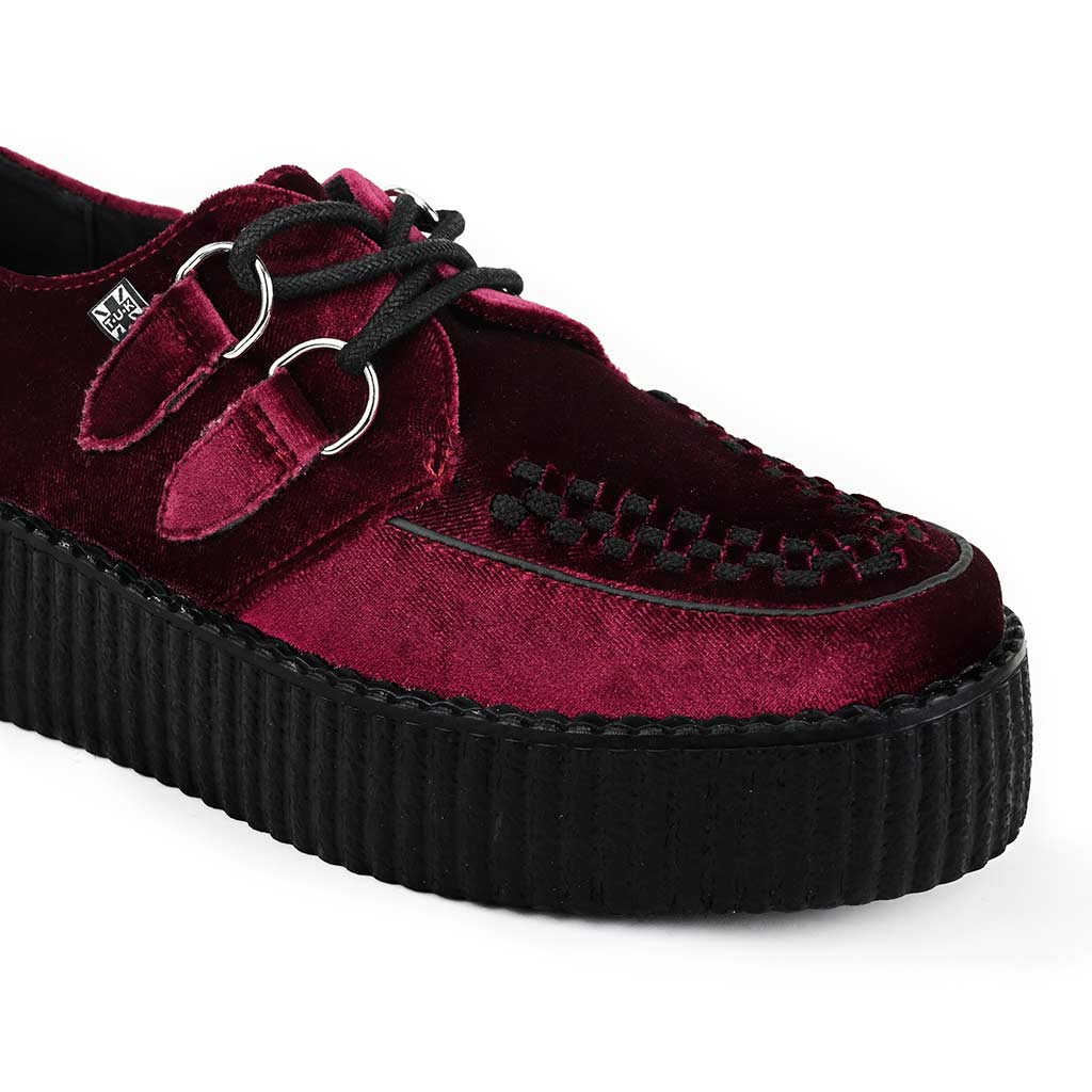 Viva High Creeper Burgundy Velvet - Image 3