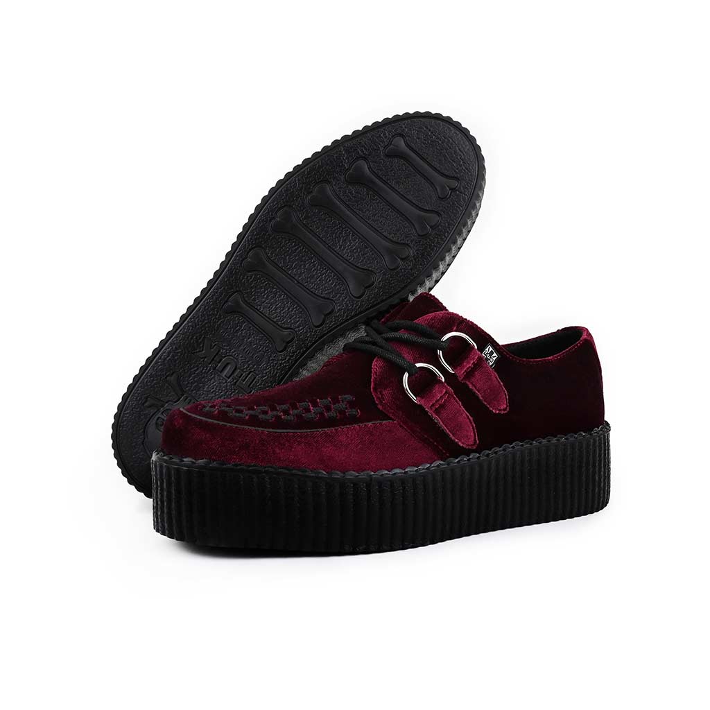 Viva High Creeper Burgundy Velvet - Image 5