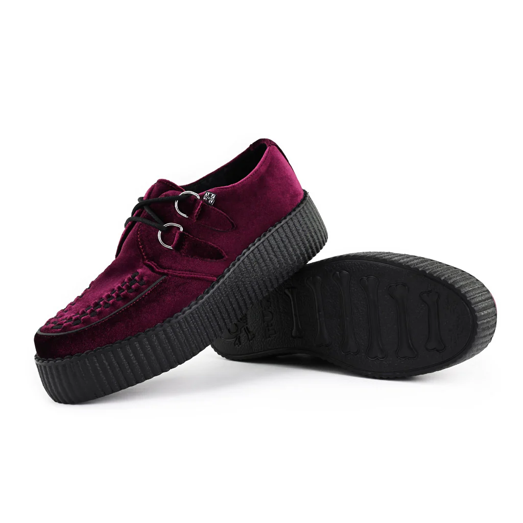 Viva High Creeper Burgundy Velvet - Image 7