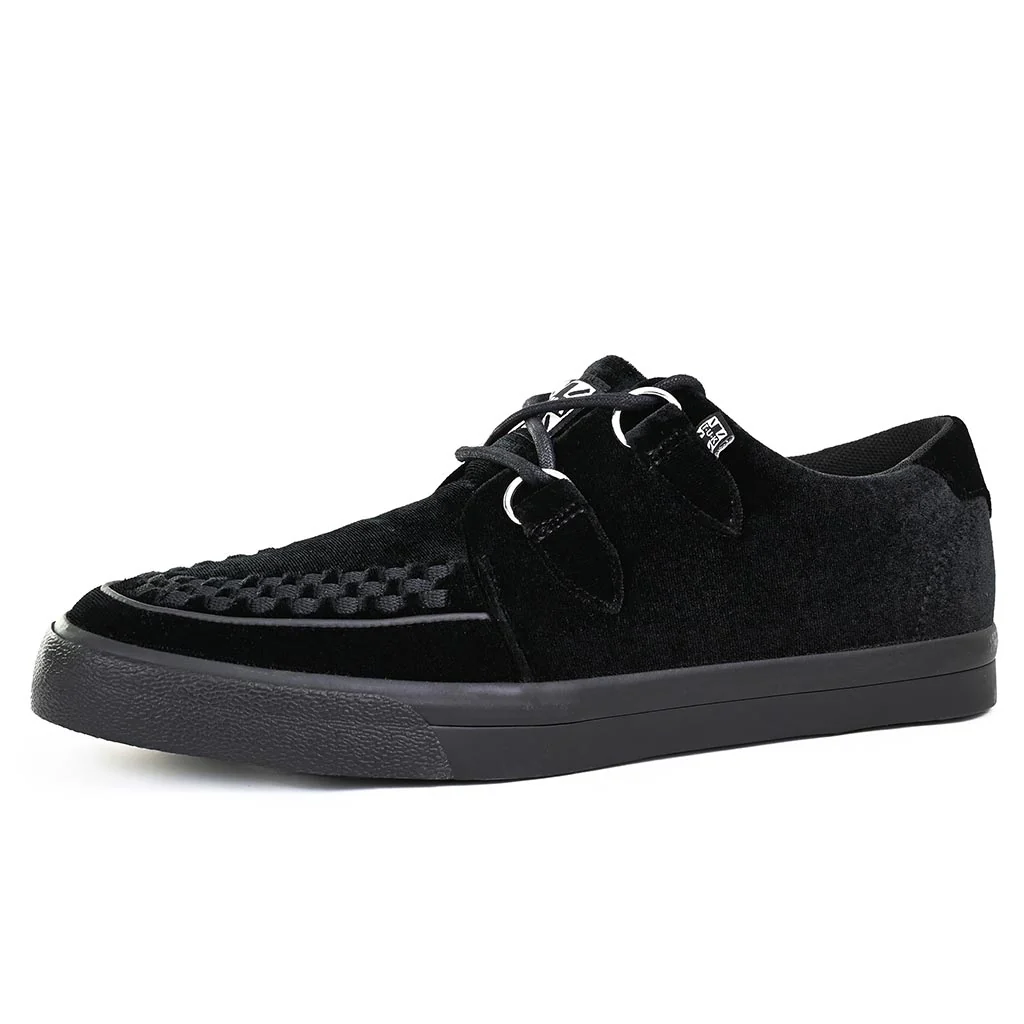 Creeper Sneaker Black Velvet - Image 3