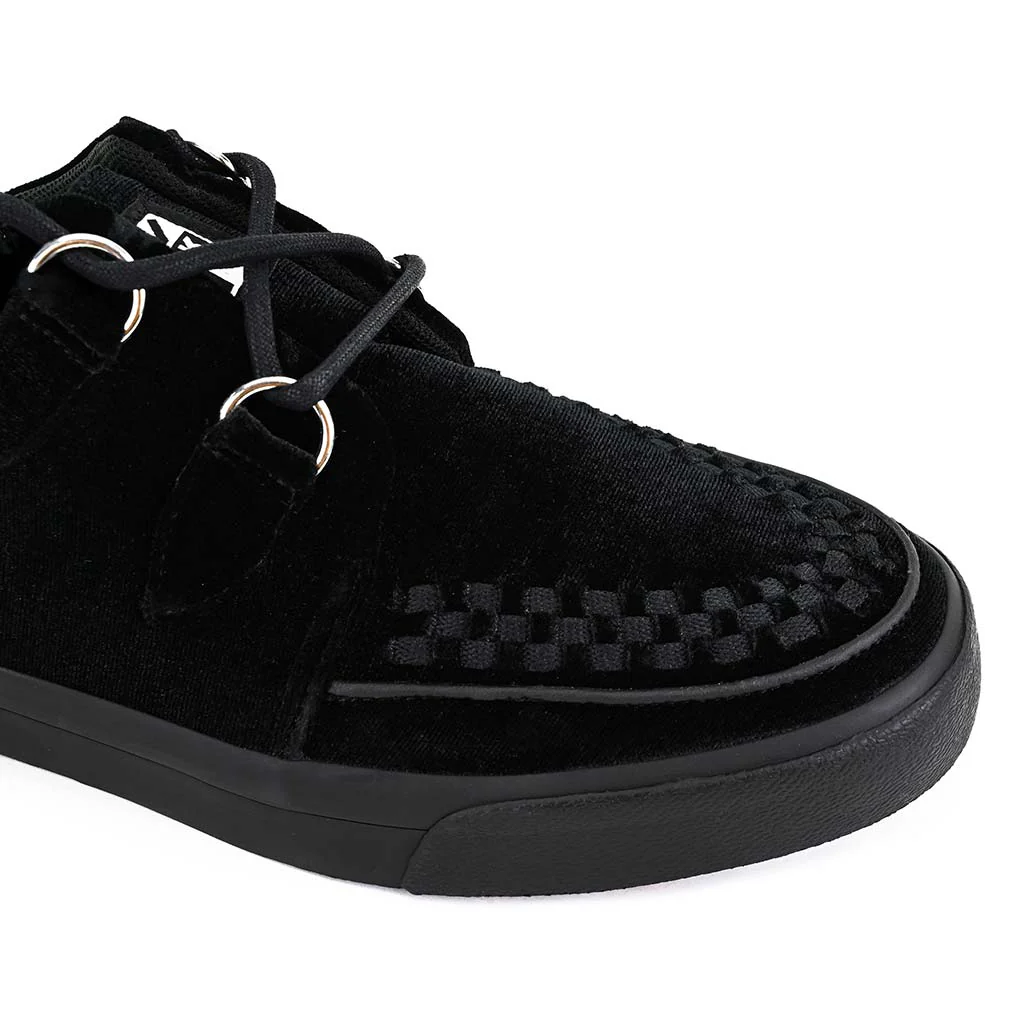 Creeper Sneaker Black Velvet - Image 5