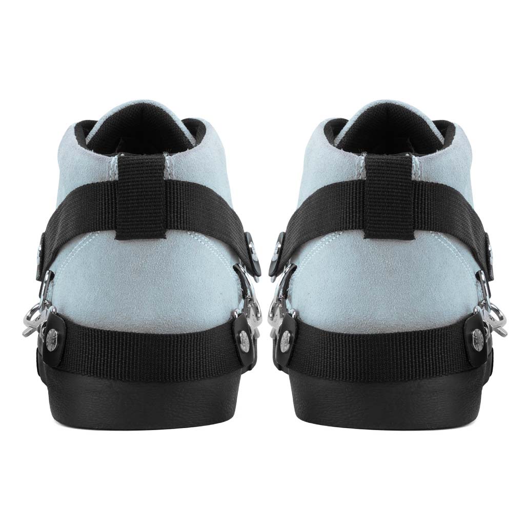 Creeper Bondage Sneaker Mid Top Cool Grey Suede - Image 5