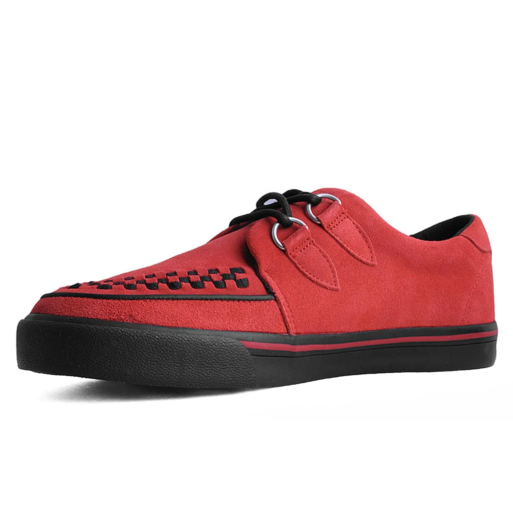 Creeper Sneaker Red Suede - Image 3
