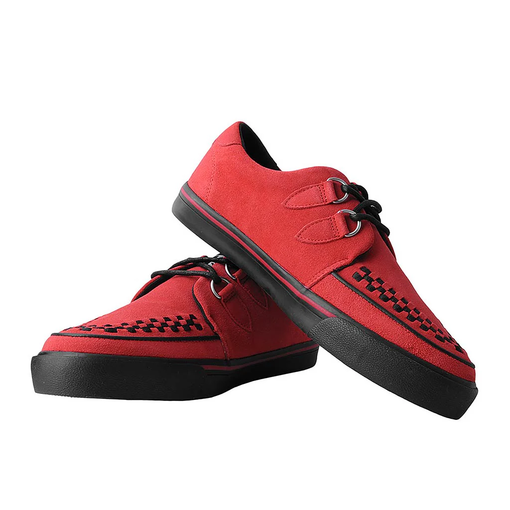 Creeper Sneaker Red Suede - Image 4