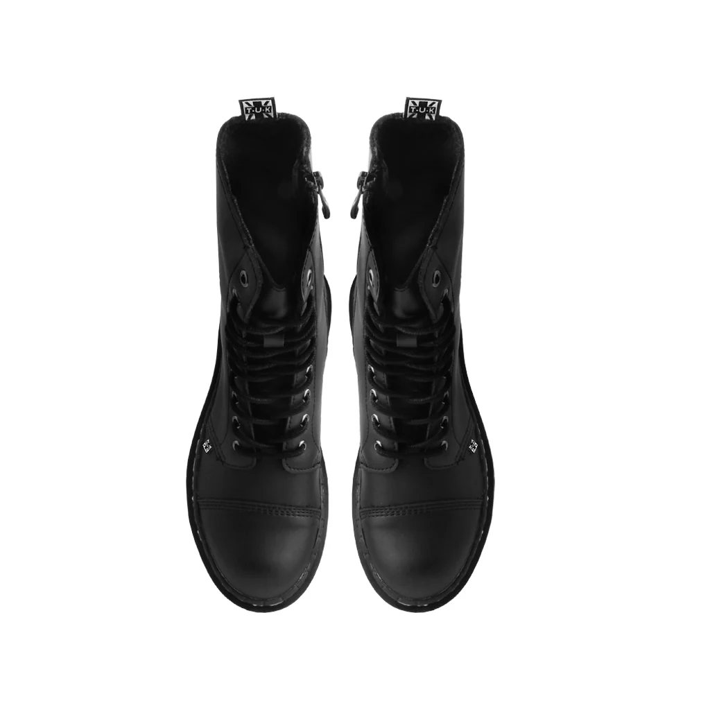 Double Decker 10-Eye Boot Black TUKskin™ - Image 4