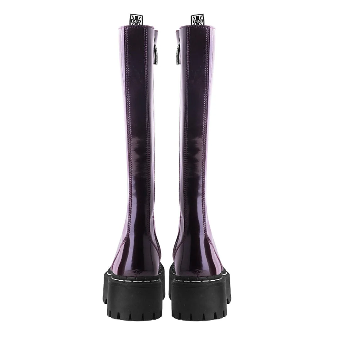 Double Decker 20-Eye Boot Burgundy TUKskin™ - Image 5