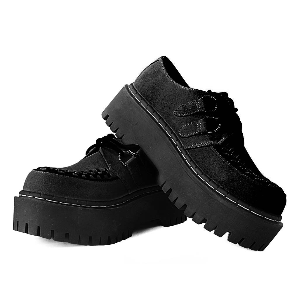 Double Decker Creeper Black Suede - Image 3