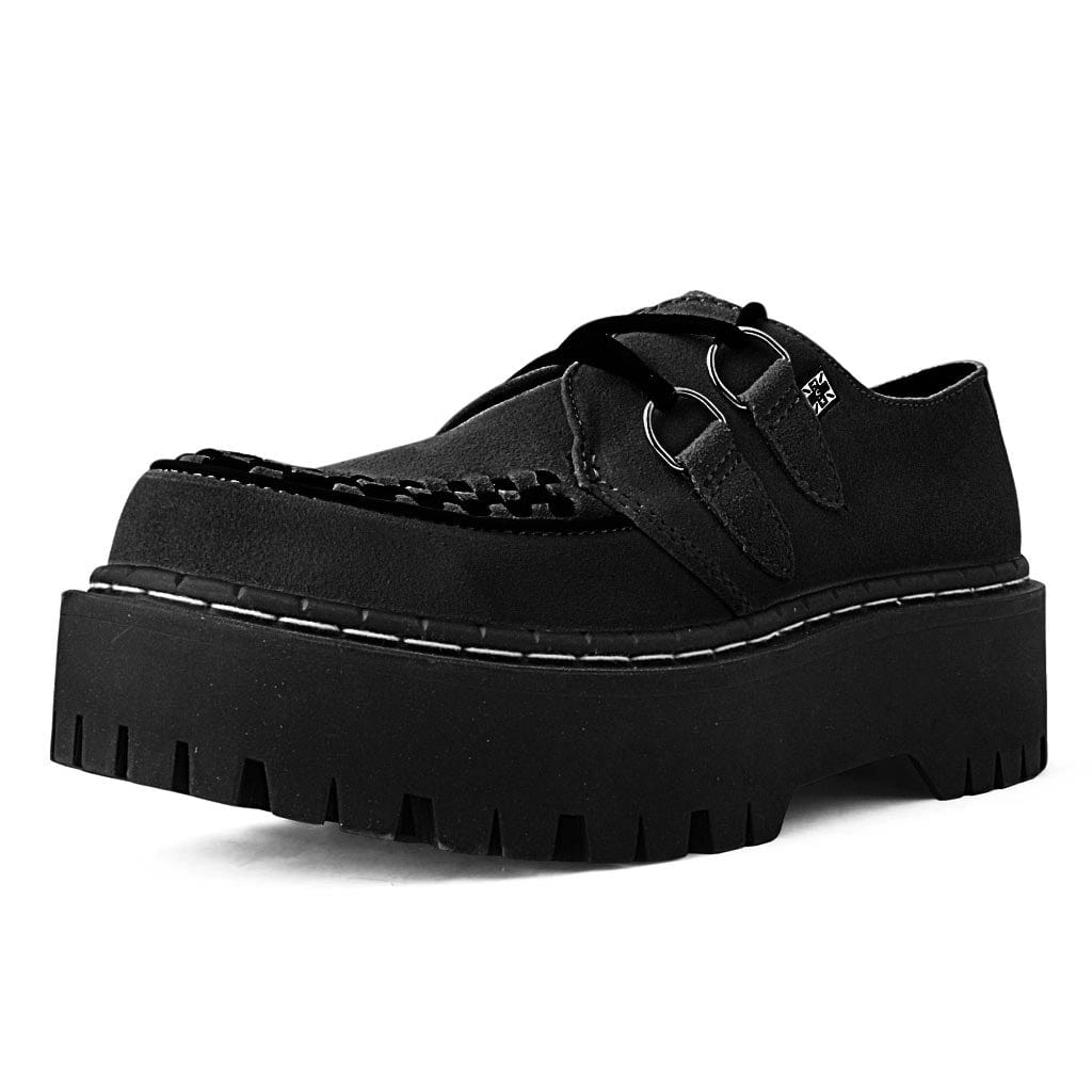 Double Decker Creeper Black Suede - Image 4
