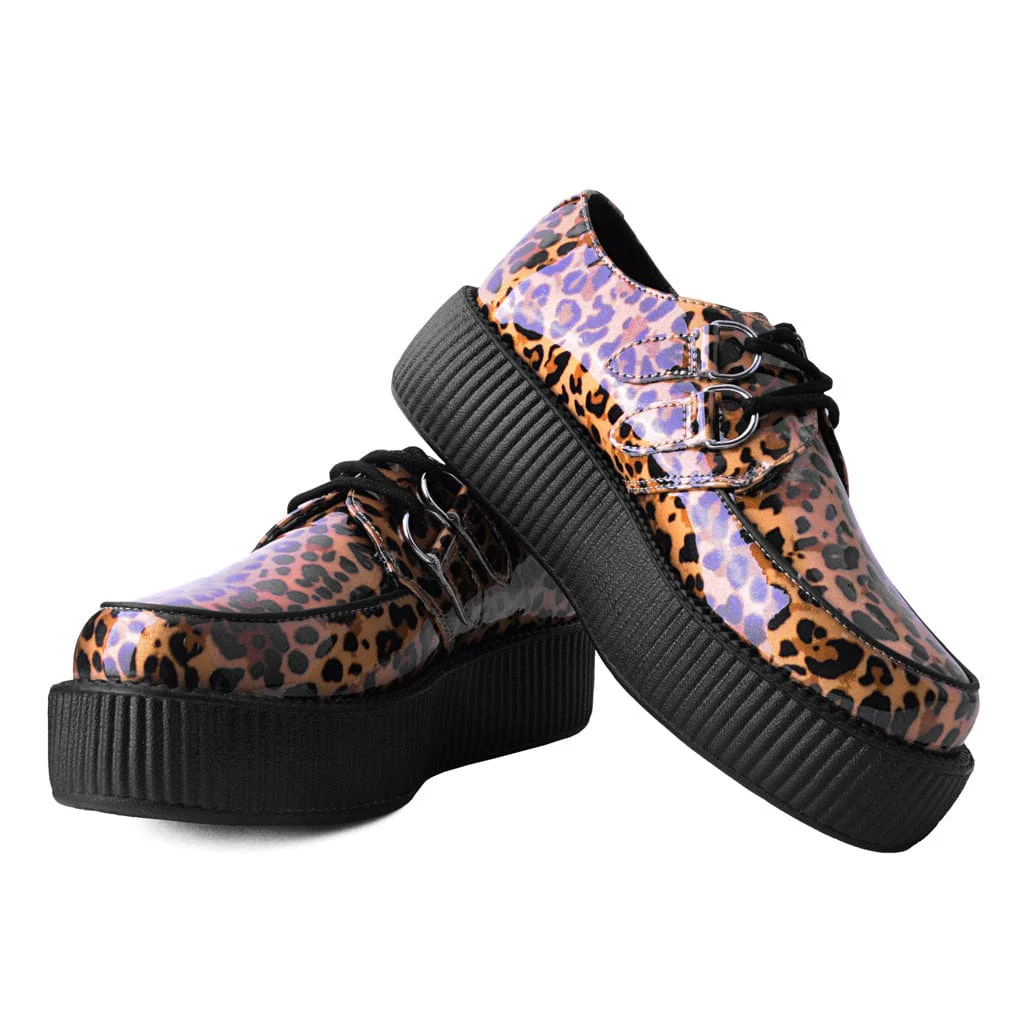 Viva High Creeper Patent Leopard - Image 3