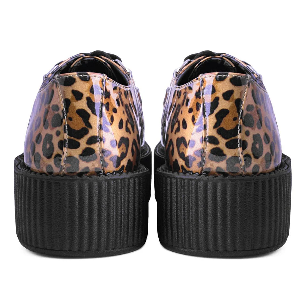 Viva High Creeper Patent Leopard - Image 4
