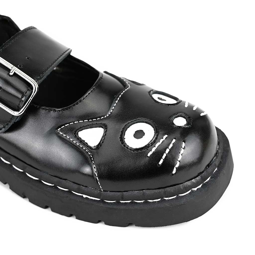 Mary Jane Kitty Black Leather - Image 5