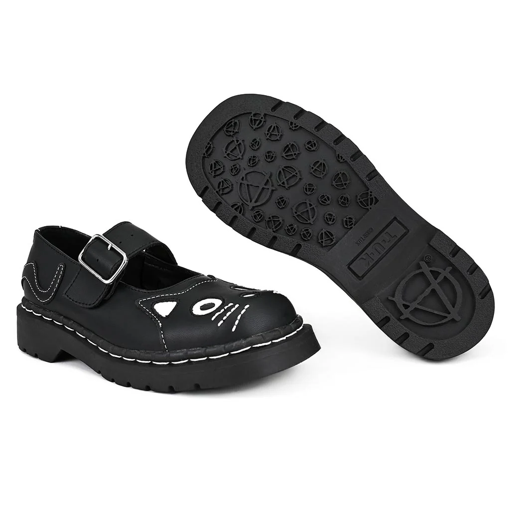 Mary Jane Kitty Black Vegan TUKskin™ - Image 6