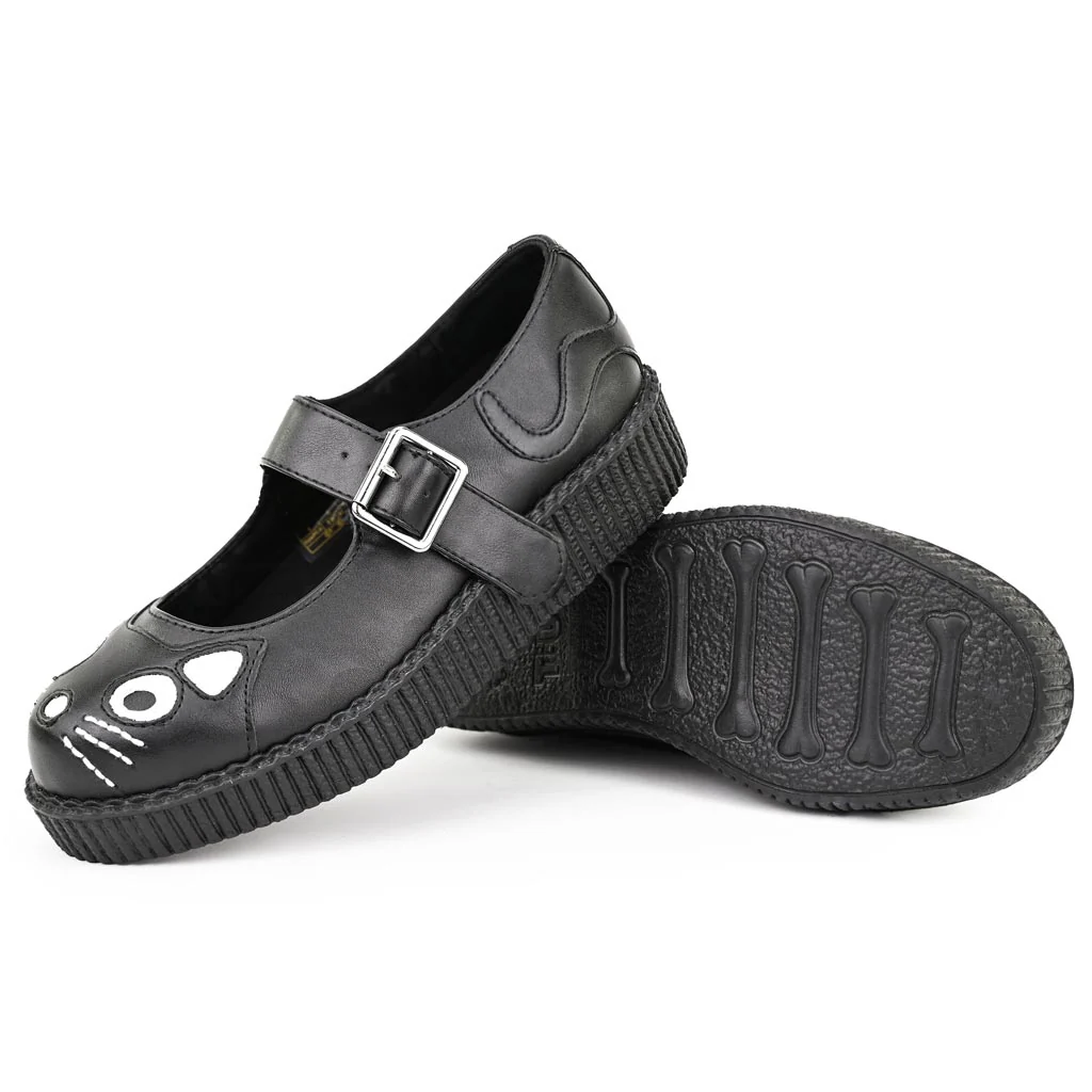 Mary Jane Kitty Viva Low Black TUKskin™ - Image 4