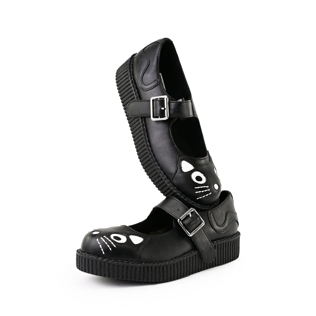 Mary Jane Kitty Viva Low Black TUKskin™ - Image 6