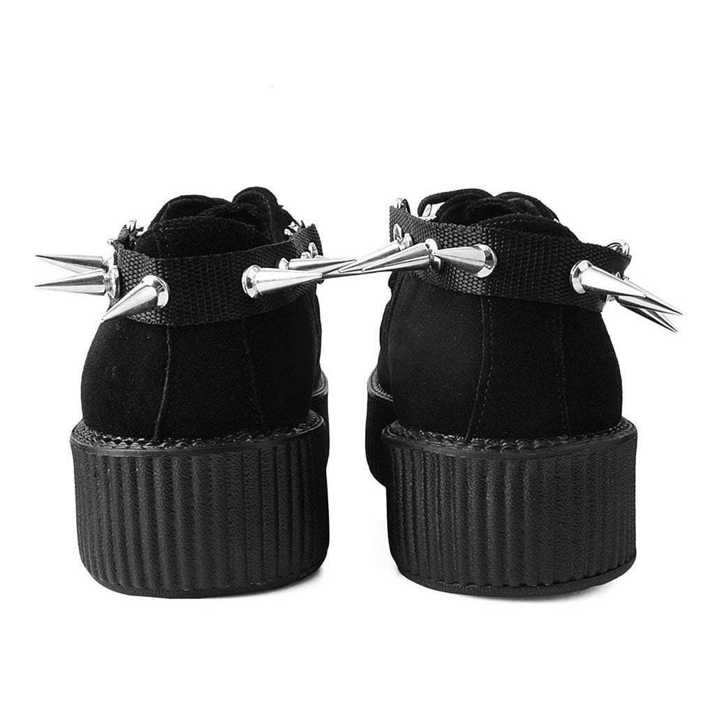 Spiked Black Bondage Shoe Straps - Image 3