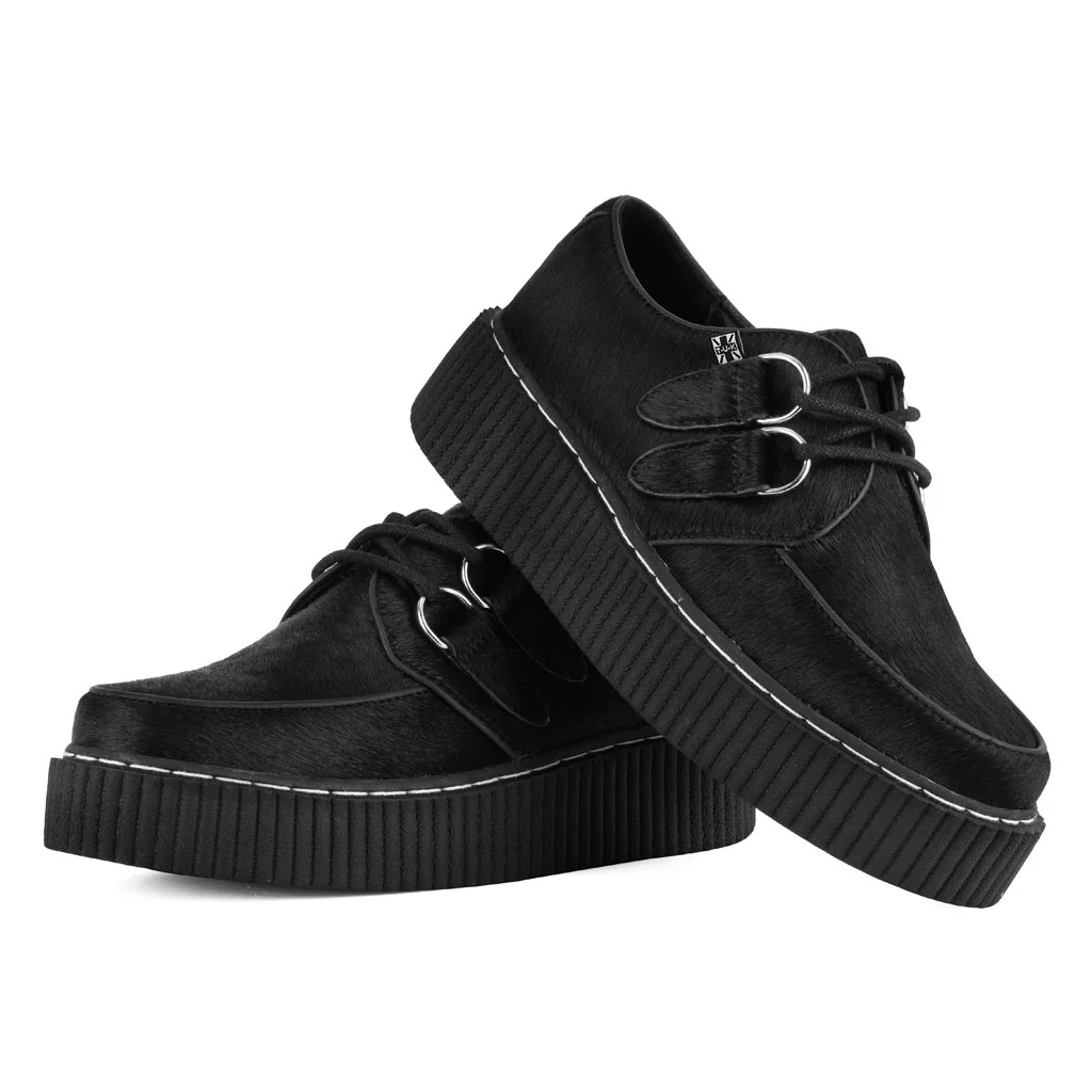 Vintage Creeper Black Cow Hair - Image 3