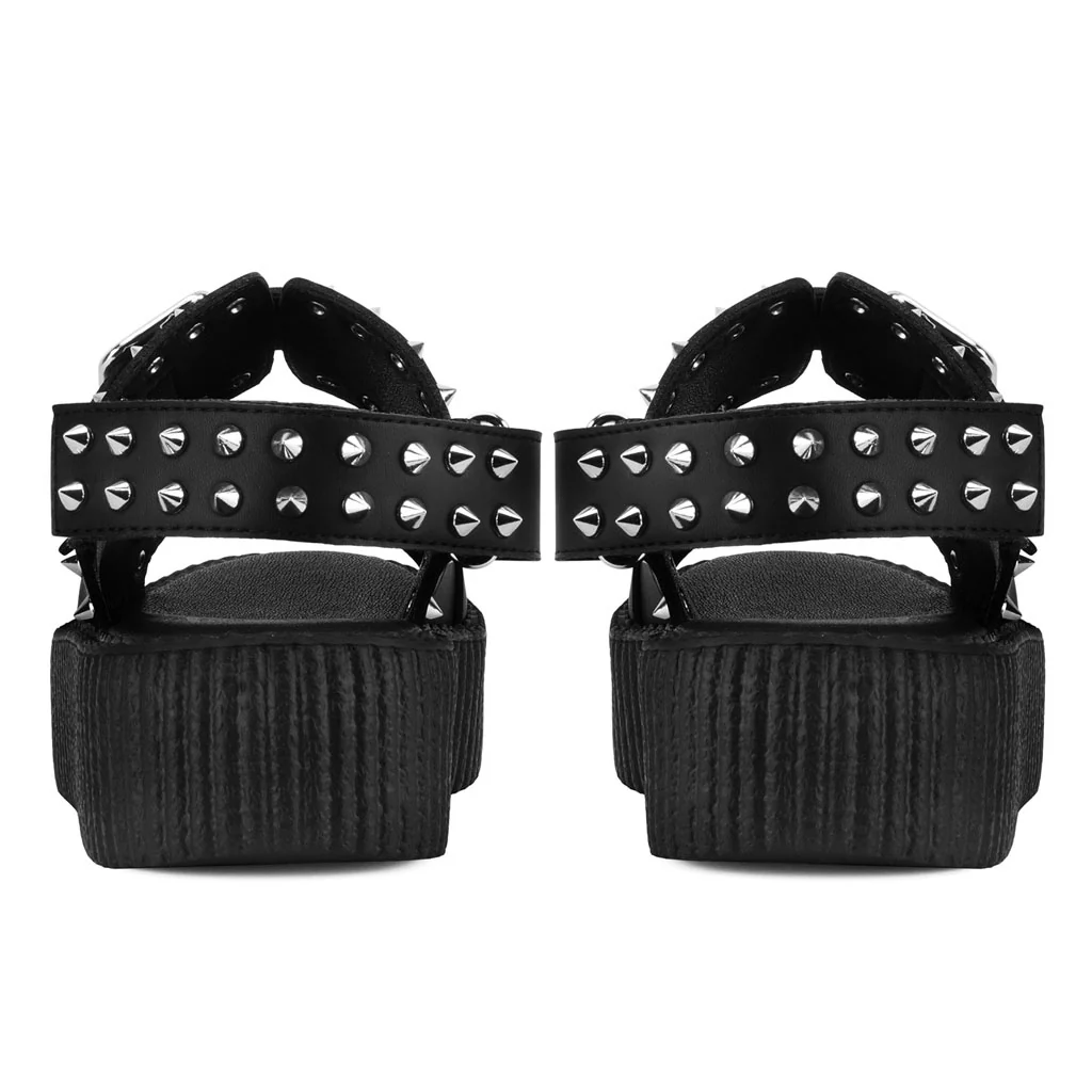 Viva High Stud Sandal Black - Image 5